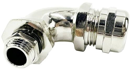 TRU Components TC-11447404 Cable Gland M40 x 1.5 Brass (Nickel-Plated) Metal Pack of 1