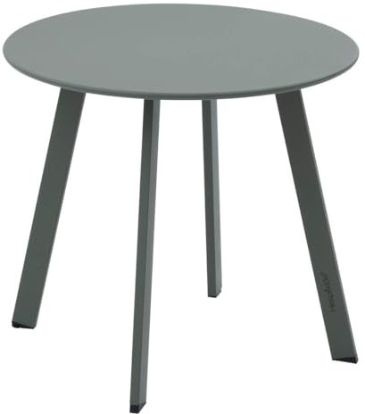 Hespéride - Table d appoint de Jardin Ronde saona Vert Laurier 50 x 45cm en Acier