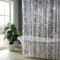 MIULEE Duschvorhang Anti Schimmel 120x200 mit 3 Stärkere Magnete Unten,Transparent mit 3D Kieselsteinen Muster, Wasserdicht Eva Plastik Shower Curtains für Badewanne mit 8 Ringe