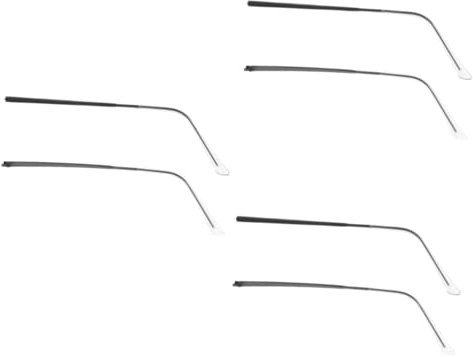 Healvian 3paare Ersatzbügel Für Brillen Transparente Metallbügel Für Sonnenbrillen Lesebrillen Leicht Komfortabel Strapazierfähig Für Brillenreparatur Professionelle Nutzung