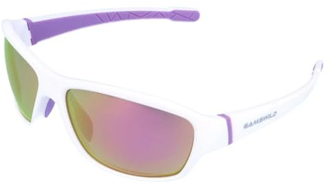 Gamswild WS8140 Fahrradbrille - Sonnenbrille - Sportbrille - bruchsichere Polycarbonatgläser - 100% Schutz vor UV Strahlen - dank UV400 – 28g