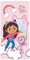 Jerry Fabrics Gabbys Dollhouse Strandtuch Badetuch Duschtuch Catnip Purrfect Haus Wolken 70 x 140 cm 100% Baumwolle, Dream Works