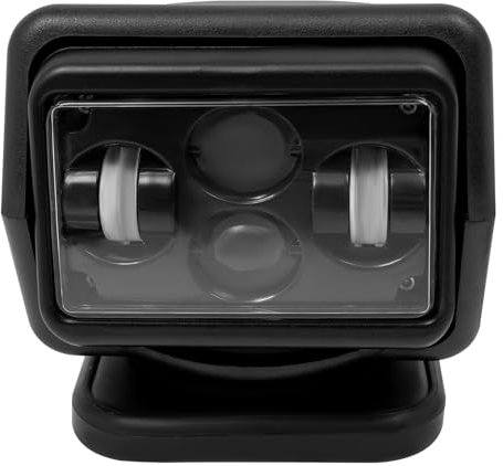 LED Suchscheinwerfer Arbeitsscheinwerfer Arbeitsleuchte Funkfernsteuerbar mit Fernsteuerung 6500K 60W IP67 Wasserdicht für Camping Wandern Außenbeleuchtung (Schwarz)