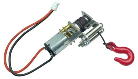 YONMFRDS Für LDRC Für LD-P06 1/12 Für Unimog Metall Winde RC LKW Auto Upgrade Ersatzteile Zubehör RC Autoteile(Only Winch)
