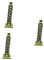 DECHOUS 3St Schiefer Turm von Pisa Modell Turmdekor Gebäude architektonisch Turmstatue-Souvenir Italien“ Pisa Turm Modell Turmstatue, Turmmodell Turmskulptur Zinklegierung Coffee