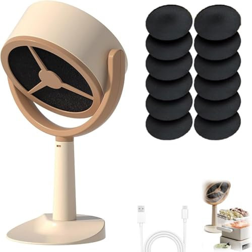 Ventilateurs purificateurs d air extracteur de bureau filtres lev s hotte grille cuisini re fumeur sans huile fil absorbeur froid mini barbecue portable en coton charbon actif rempla able maison voitu