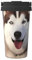Huskies Tumbler with Lid and Handle 500ML Stainless Steel Car Cup for Hot and Cold Drinks, Double Wall Insulated Travel Coffee Mug Reusable Drink Thermos Cups Birthday Gifts