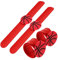 YARNOW 4Pièces Bracelets à Claquer Silicone Pour Garçon Fille Design De Basketball De Fête Et Amusants Pour Jeux Extérieur