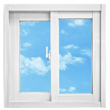 CYHTYM Ventanas Correderas Ventana corrediza de aleación de Aluminio, Ventana de ventilación de Vidrio Templado de Doble Capa con Cerradura(80x100cm/31.49x39.37 (WxH))