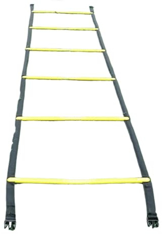 UULIMAXONT Scale di velocità, Attrezzatura for Allenamento di velocità con Scala agilità for Footwork e Fitness, 2,5-6,8 M