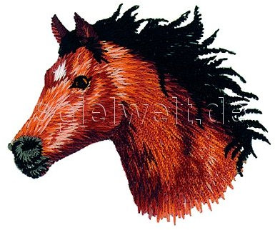 Mono-Quick Bügelsticker - Pferdekopf