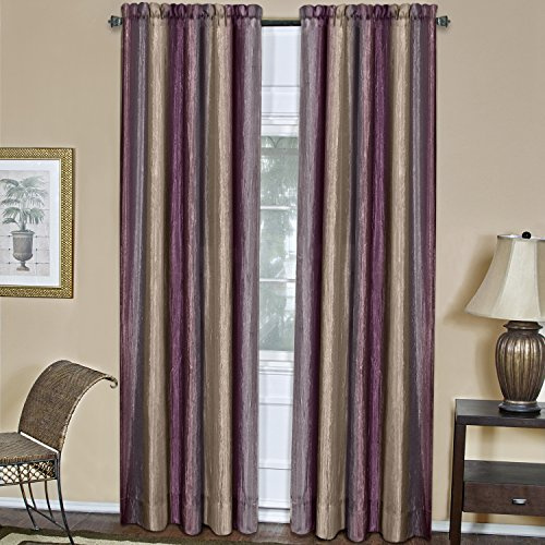 ACHIM Ombre Panel Light Filtering Semi-Sheer Window Curtain, 50 x 84 in
