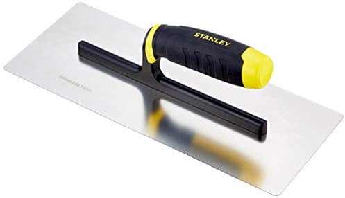 Stanley Glättkelle (abgerundete Ecken, rostfreier Stahl, 130 mm Klingenlänge, 320 mm Klingenbreite) STHT0-05899