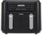 Schallen Black Dual Air Fryer with Twin Double Drawer Frying Trays, Digital, 10 Preset Functions, Low Running Cost and 60 Min Timer | Healthy Oil Free & Low Fat Cooking Machine