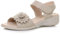 AJVANI low wedge heel hook & loop strap flower comfort sandals size 8 41
