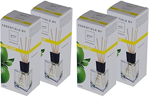 Essentials by ipuro Lime Light 50ml Raumduft (4er Pack)