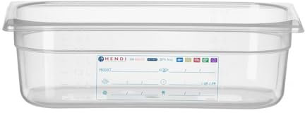 HENDI 880272 Contenitori a Tenuta d'Aria Gastronorm 1/3