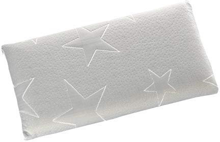 Todocama Home - Almohada viscoelástica de Cuna Perforada con Sistema antiahogo. Tratamiento antiácaros y antibacterias. Funda Exterior Tejido Strech Lavable a 40º.