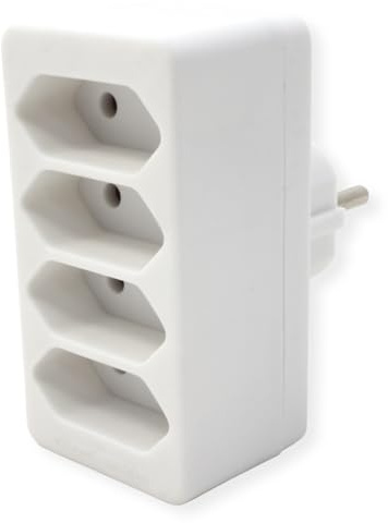 Bachmann 921.273 921.273Multistecker 4xEuro weiß, PVC