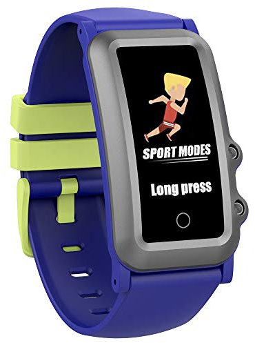 AUPALLA Pulsera de Actividad Niños, Reloj Inteligente Fitness Tracker con Podómetro, Pulsómetros, Monitor de Sueño, Contador de Caloría, 4 Modos Deportivos Smartwatch para Niñas y Niños (Azul)