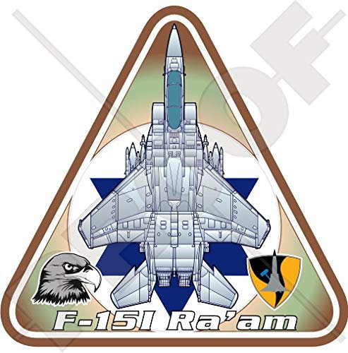 Vinyl-Aufkleber McDonnell Douglas-Boeing F-15I Strike Adler Ra'am Israel Air Force F-15 IAF Flugzeug Israel