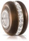 MATERIA Glas Bead braun - 925 Silber Charms Anhänger Glasperle mit Kristall Steinen matt 629