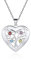 Custom4U Collier Coeur Arbre de Vie à Personnaliser Argent 925