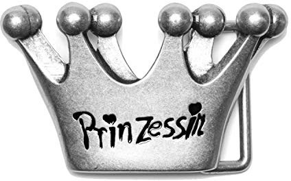 VaModa Gürtelschließe 4,0 cm | Wechselschließe Gürtelschnalle Buckle 40mm | Modell 'Prinzessin' | Gürtelschließe für Wechselgürtel
