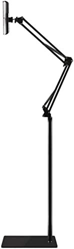 Guanshan Tablet Ständer, ipad ständer, 360 Grad drehbar, Tablet Halterung klemmbar, 4.7-12.9 Zoll Tablet, Telefon, für Schlafzimmer, Küche, Wohnzimmer und Outdoor-Schwarz