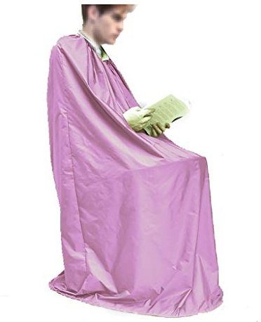 ZYX Dampfkleid Sauna Dampfmantel Ganzkörperbedeckung Faltbares Wasserdichtes Steam Cape Sweating Steam Gown (Color : Natural)