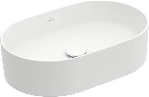 Villeroy & Boch Collaro Aufsatzwaschbecken 56x36x14 5cm Stone White CeramicPlus