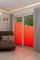 Khome Klemmfix-Plissee, Polyester, Rot, 90 x 130 cm