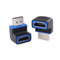 Cable Matters Paquete Combinado de Adaptadores HDMI Planos 8K a 60 Hz / 4K a 120 Hz en ángulo de 270º y 90º con HDR (Adaptador HDMI 8K en ángulo Recto/Adaptador HDMI en ángulo de 90º) en Negro