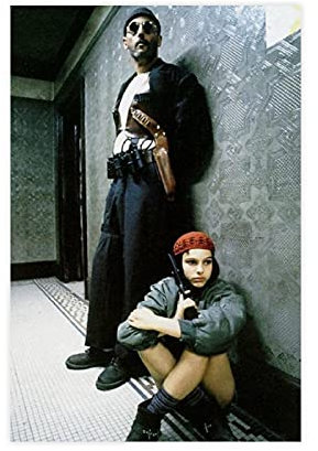 Classic Action Story 1994 Leon The Professional Movie Poster 22 Leinwand Poster Wandkunst Dekor Druck Bild Gemälde für Wohnzimmer Schlafzimmer Dekoration Ungerahmt: 30 x 45 cm