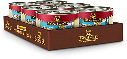 Wolfsblut - Blue Mountain Puppy - 6 x 200 g - Wildfleisch - Nassfutter - Hundefutter - Getreidefrei