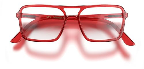 LONDON MOLE Brillen | Spy Lesebrille | Rechteckige Gläser | Coole Leser | Designer-Brille | Herren/Damen-Lesebrille | Unisex | Federscharniere