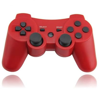 MANDO COMPATIBLE INALAMBRICO PARA SONY PLAY STATION 3 DUALSHOCK 3 PS3 ROJO