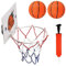 Mini Panier De Basket Chambre Mini Panier De Basket Enfant Mini Office Basketball Jouet De Basketball Enfant avec 2 Balles Et 1 Pompe à Air pour Salle De Bain, Bureau, Bureau, Poubelle（Ventouse）