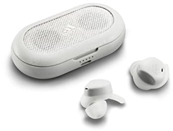 adidas FWD-02 Sport Wireless Bluetooth Ear Buds, Laufen Earphones, IPX5-rated sweat-proof & water-resistant, 25 Hours Playtime - Light Grey