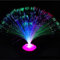 BSTCAR 1 Stück LED Farbwechsel Glasfaserlampe Batteriebetrieben Glasfaserlampe Brunnen Nachtlicht Weihnachten, Hochzeit, Party, Ferienhaus, Dekoration, Zufällige Farbbasis