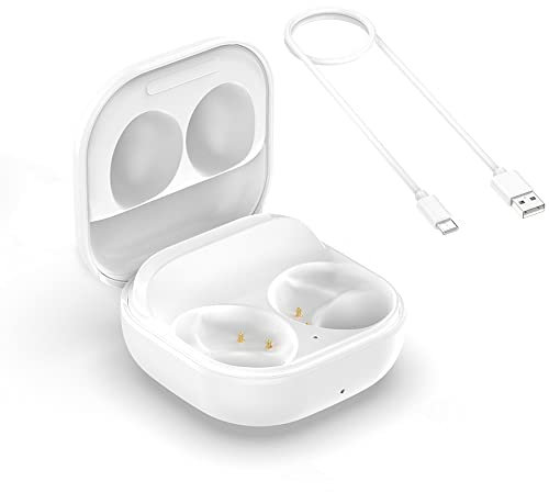 Funda de carga para Samsung Galaxy Buds2 estación de base de auriculares, compartimento de carga SM-R177 cargador de almacenamiento con cable tipo C para auriculares Galaxy Buds 2