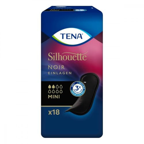 TENA SILHOUETTE Inkontinenz Einlagen mini noir 18 St