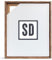 Stallmann Design Schattenfugenrahmen für Keilrahmen | 70x100 cm | Braun | MDF Rahmen für Leinwände mit Tiefeneffekt | mit Montagezubehör | Rahmen ohne Glas und Rückwand