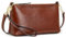 Kattee Leder-Umhängetaschen für Damen Trendige kleine Schulter-Geldbörsen und Handtaschen Wristlet-Clutch-Geldbörse mit 2 Riemen