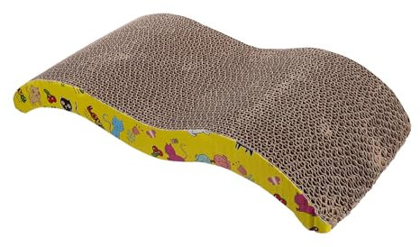 POPETPOP Kätzchenspielzeug Spielzeug Aus Wellpappe Teppichrakel Katzenkratzunterlage Kätzchenspielzeug Katzenkratzbrett Katzenkratzunterlage Kätzchenkratzer Gewelltes Katzenkratzbrett Die