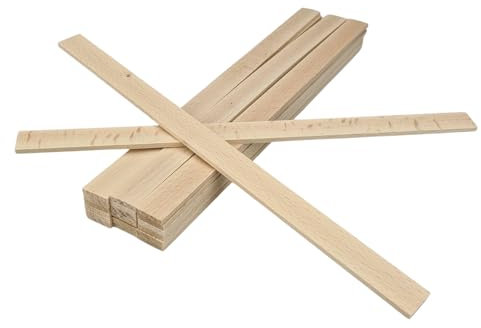 DD Composite Rührstab Holz 26cm Holzspatel Rührstäbchen zum Rühren von Farben Lack Epoxidharz, Stückzahl:20