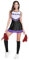Cheerleader Kostüm Damen Sexy: Cheerleader Kostüm, Cheerleader Kostüm Damen Sexy, Cheerleading Uniform Kein mit Pompons, High School Cheerleader Kostüm für Halloween Party Verkleidung Karneval
