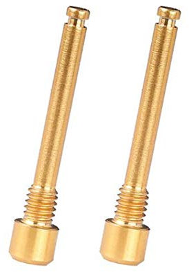 Stytpwra Titanschrauben für Fahrradscheibenbremsbelag Gewindestift EinsäTze Schraube für R Hydraulikscheiben-Bremssattel-Golden