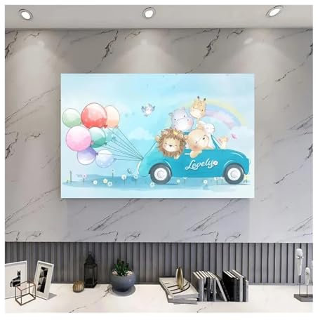 Schutzhülle für den Fernseher Catoon TV-Abdeckung, Schutz, Staubschutz, Haushalt, hängendes TV-Tuch, 32 bis 70 Zoll, universelle Dekoration für Flachbildfernseher ( Color : 07 , Size : 47inch(113x70cm