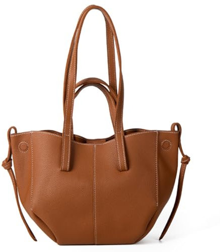 DKIIL NOIYB Kunstleder Tote Bag PU Umhängetasche Damen Gross Shopper Tasche Handtasche Henkeltaschen Gross Schultertasche Beuteltasche Hobo Bag Tragetasche